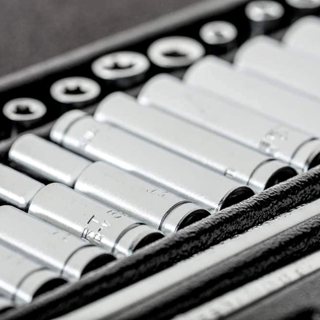 Högert Werkzeugset Werkzeugkoffer – Werkzeugsatz Werkzeug Tools Steckschlüsselsatz Schraubendreher R