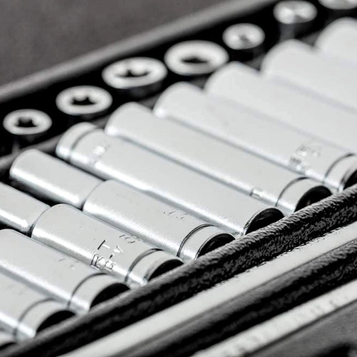 Högert Werkzeugset Werkzeugkoffer – Werkzeugsatz Werkzeug Tools Steckschlüsselsatz Schraubendreher R