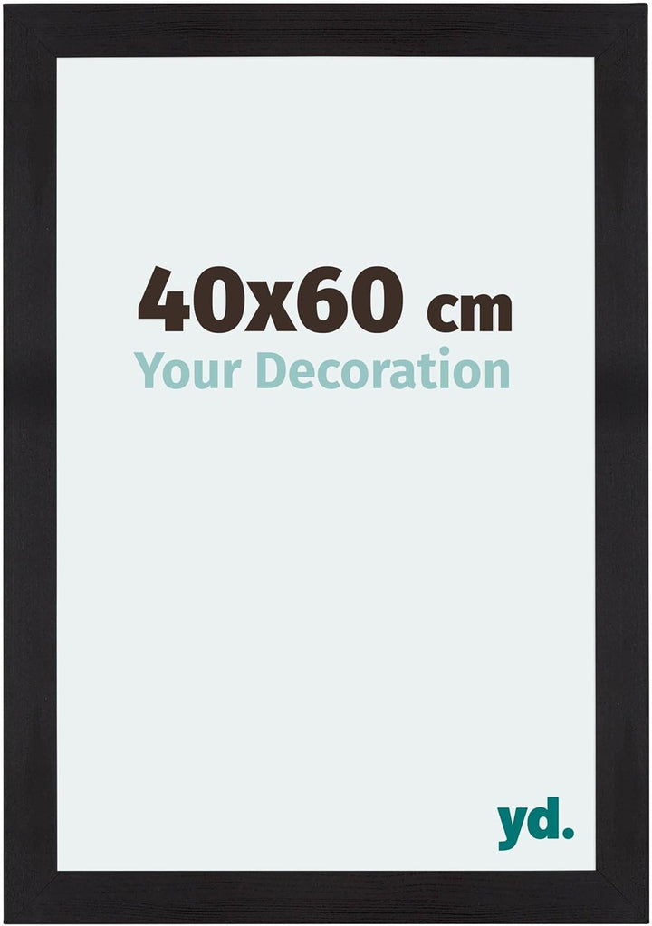 yd. Your Decoration - Bilderrahmen 40x60 cm - Bilderrahmen aus MDF mit Acrylglas - Antireflex - Ausg