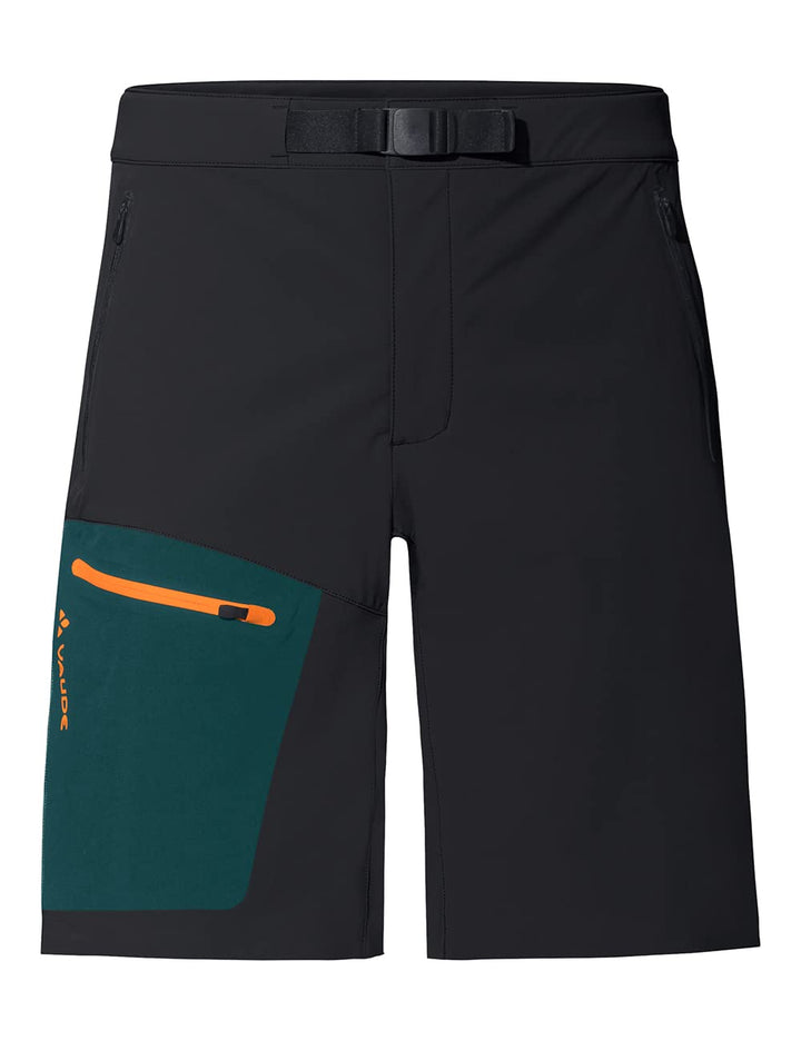 VAUDE Herren Shorts Men's Badile Shorts 56 Black/Green, 56 Black/Green
