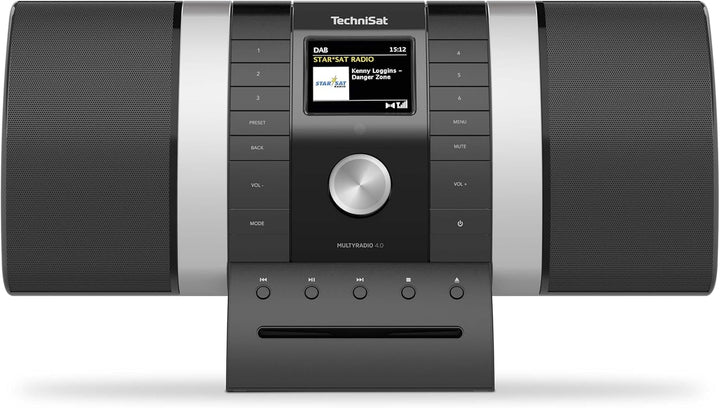 TechniSat MULTYRADIO 4.0 - Internetradio (WLAN Radio, DAB+, UKW, Spotify, Bluetooth, CD-Player, USB,