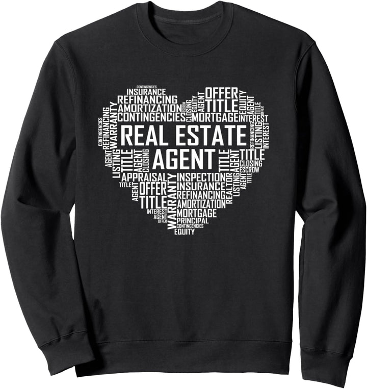 Stolzer Immobilienmakler Herz Geschenkhaus Verkäufer Sweatshirt