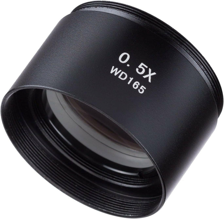 AmScope SM05 Barlow-Objektiv für Stereomikroskope der SM-Serie, 48mm, 0.5X