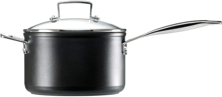 Le Creuset Aluminium-Antihaft Profitopf, Ø 20 cm, Für alle Herdarten inkl. Induktion geeignet, Anthr