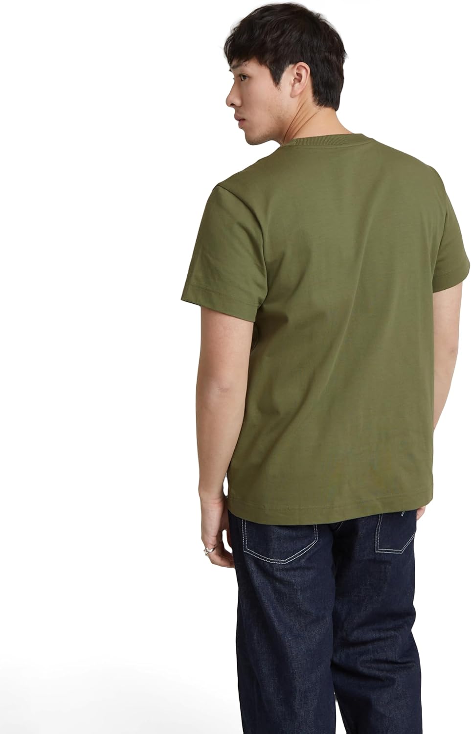 G-Star RAW Herren Essential Loose T-Shirts S Grün (Sage D23471-c784-724), S Grün (Sage D23471-c