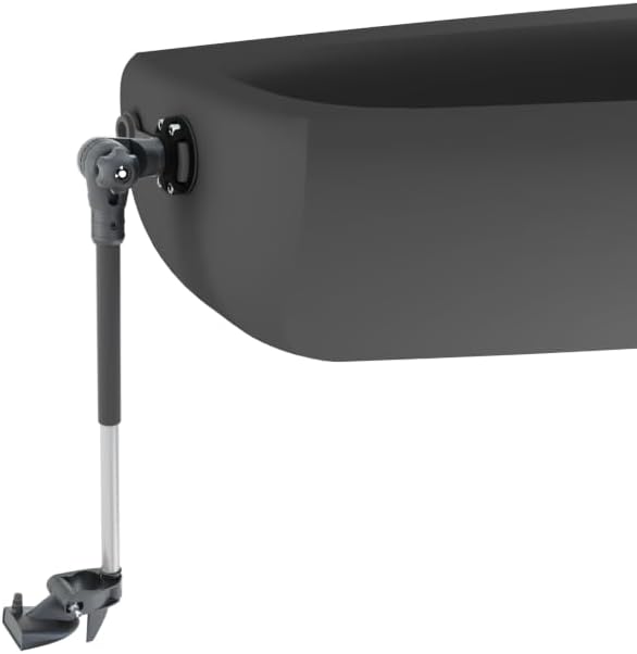 Fasten Teleskop Geberstange für Echolot Fish-Finder Transducer (300 - 500 mm) grau/schwarz, grau/sch