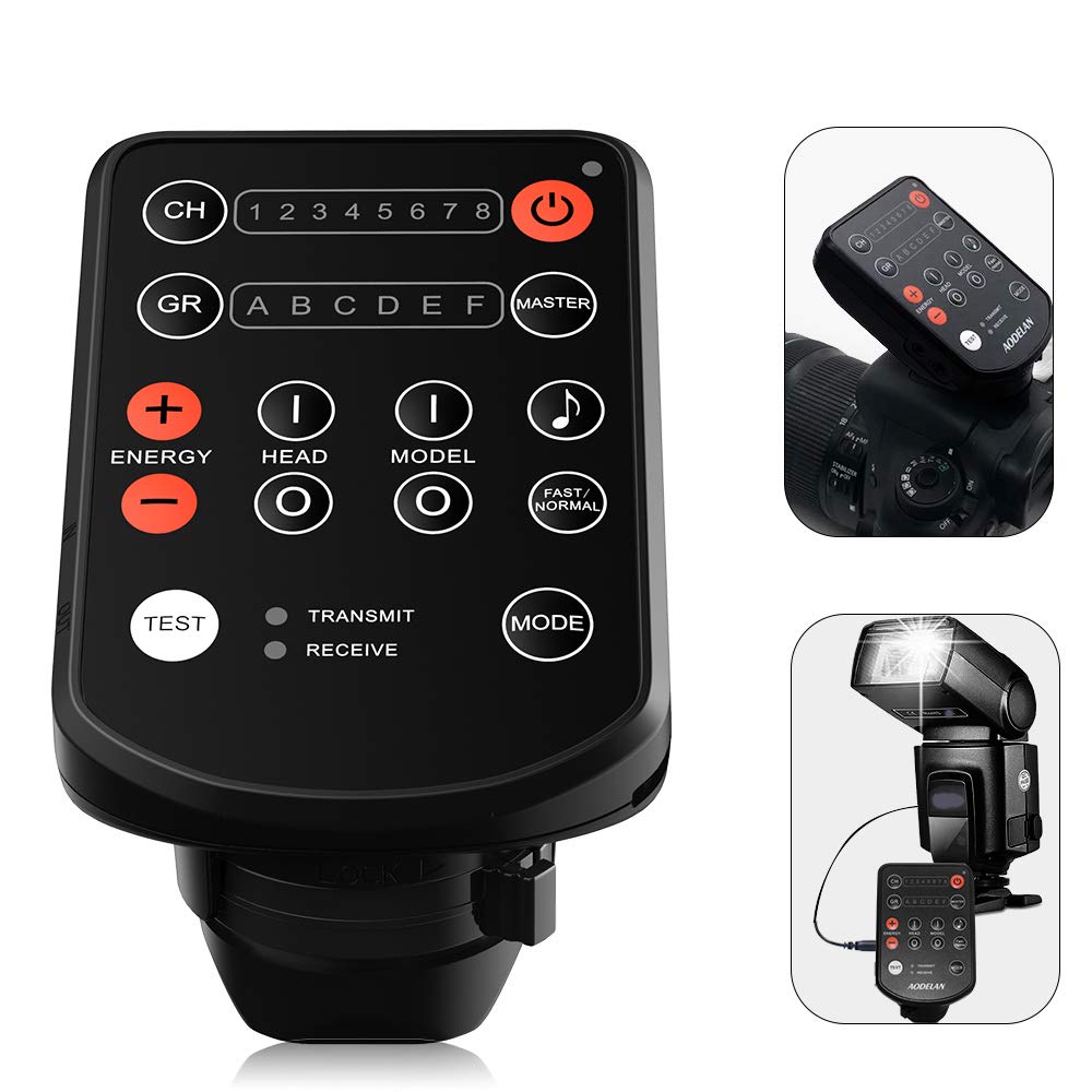 AODELAN Kabelloser Blitzauslöser für Canon, Sony, Nikon, Olympus, Fujifilm, Panasonic, Samsung; Ersa