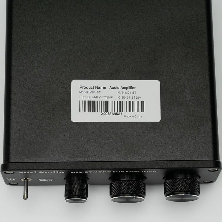 Fosi Audio M01-BT HiFi Subwoofer Verstärker 300W, TDA7498E Bluetooth 5.0 Monokanal Subwoofer-Verstär