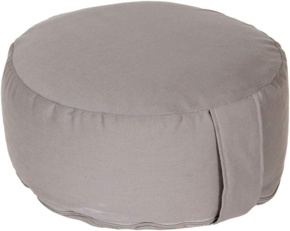 Yogabox Meditationskissen/Yogakissen Rondo Classic Made in Germany grau, grau