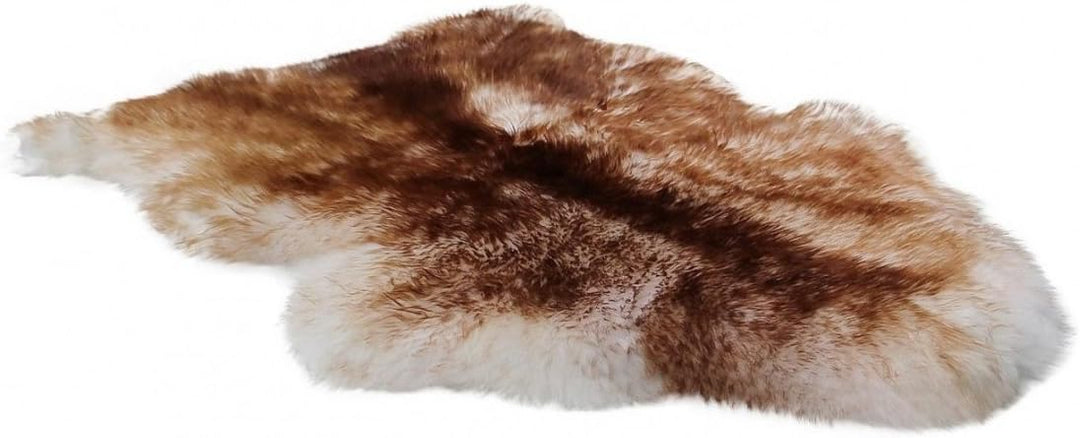 Hollert Lammfell - GEFLAMMT Merino Schaffell Läufer Echt Fell Dekoration Sitzunterlage Grösse 110-12