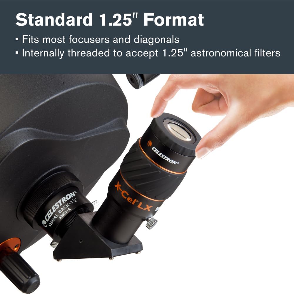 Celestron X-Cel LX Serie – 1,25'' Okular, 5 mm, 5 mm
