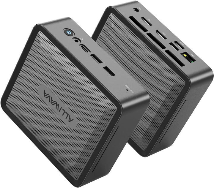 ALLIWAVA U58 Mini PC AMD Ryzen 7 5825U 32GB DDR4 512GB NVME SSD (8C/16T, bis zu 4.5 GHz), WiFi 6E &