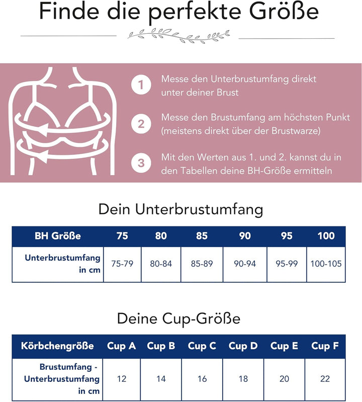 Susa Damen Dirndl BH 70F Schwarz, 70F Schwarz