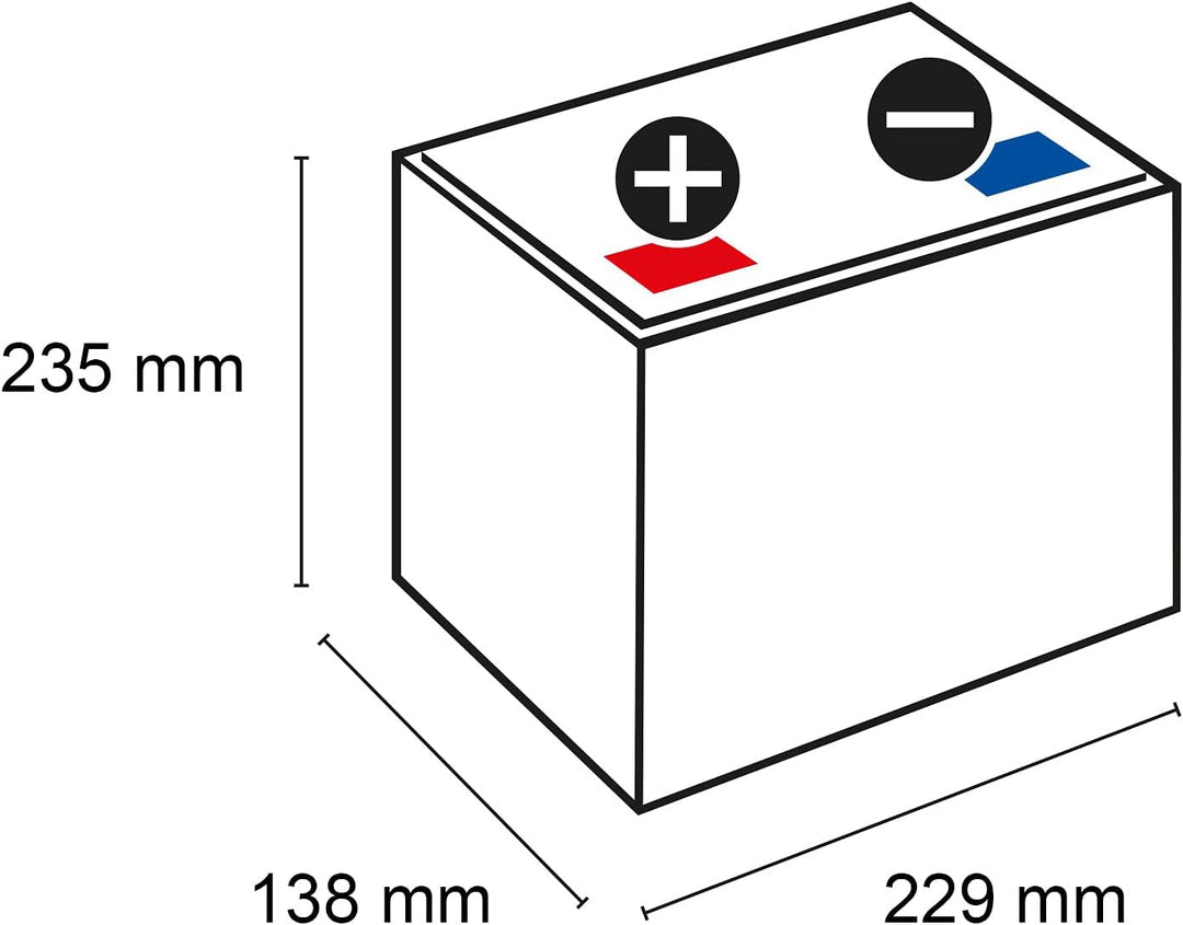 Q-Batteries 12LCP-56 12V 56Ah Blei Akku Zyklentyp AGM Deep Cycle VRLA