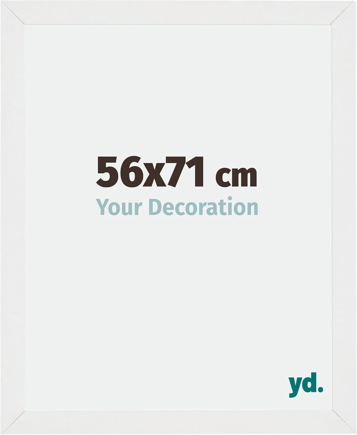 yd. Your Decoration - Bilderrahmen 56x71 cm - Bilderrahmen aus MDF mit Acrylglas - Antireflex - Ausg