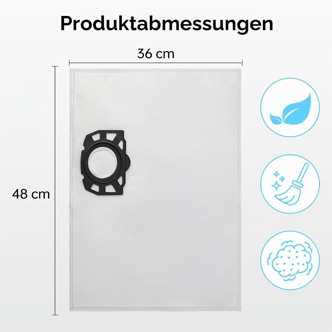 10 Stück Staubbeutel für Staubsauger 10 Stück Wd2 Staubbeutel, 10 St&amp;