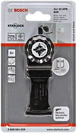 Bosch Accessories 2608661629 AIZ 28 EB Bimetall Tauchsägeblatt 28mm 5St.
