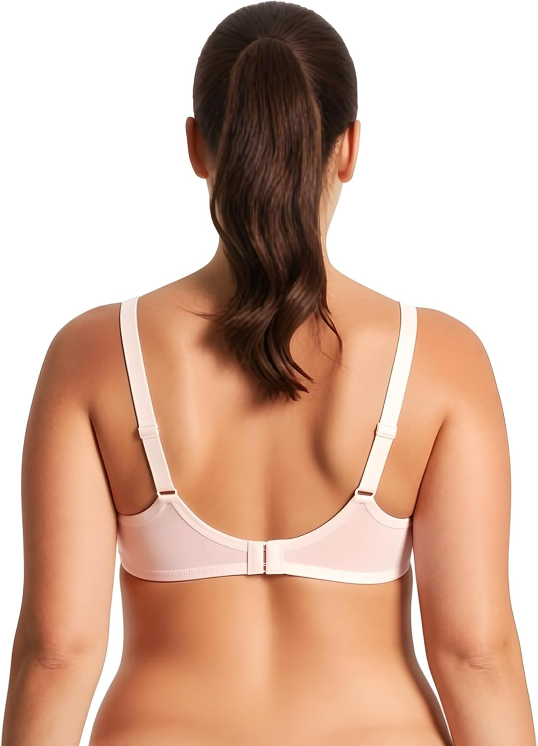 Curve Muse Damen-BH, ungefüttert, Balconette, Baumwolle, Spitze, Übergrösse, 2er- oder 3er-Pack 75F