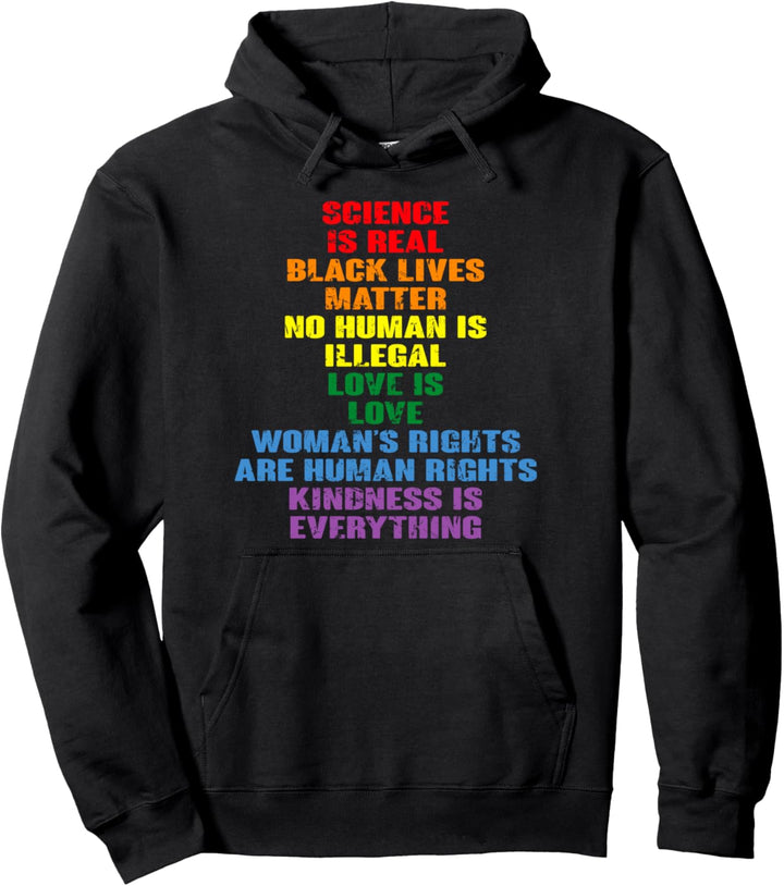 Schwul Homo Outfit LGBT Gay Homosexualität Science is Real Pullover Hoodie