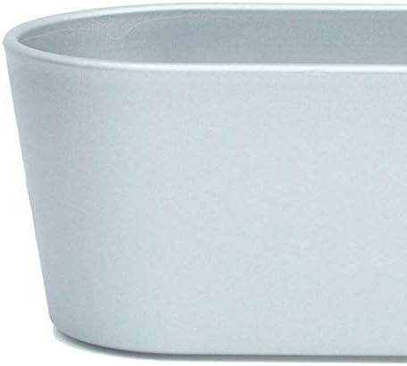 Set6 6 teilig Kunststoff Flori Pflanzschale Silber für Hydrokultur L 51.0 cm B 18.5 cm H 15.0 cm, L