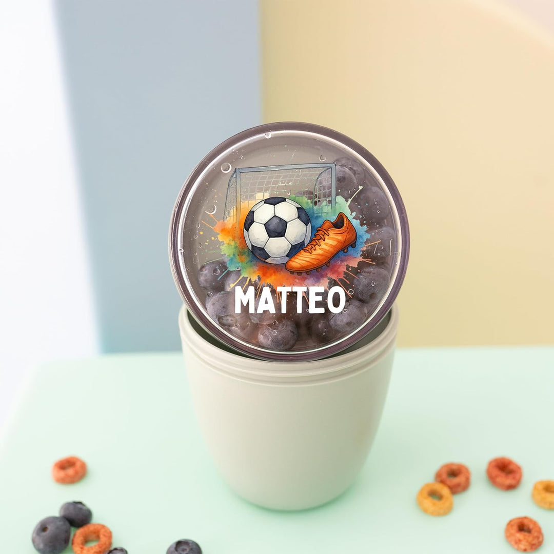 Bärenfreunde Mepal Müslibecher personalisiert, Pot Joghurtbecher, to go Becher, Geeignet für Tiefküh