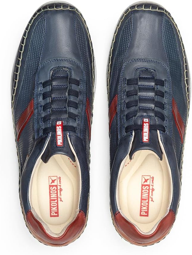 Pikolinos Sneakers in Leder Modell Fuencarral für Männer 39 EU Blue C1, 39 EU Blue C1