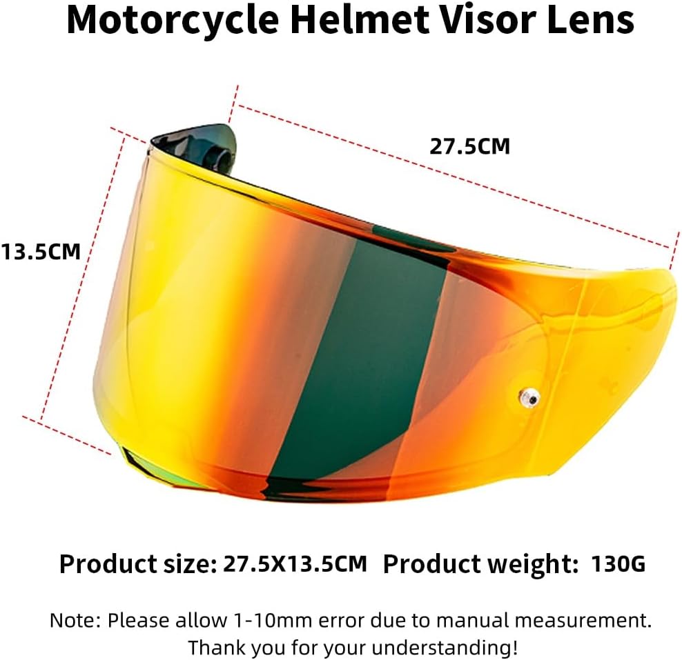 Helmvisier für LS2 FF328/FF353/FF800,Motorradhelm Visier,Motorrad Windschutz Helm Objektiv Visier Vo