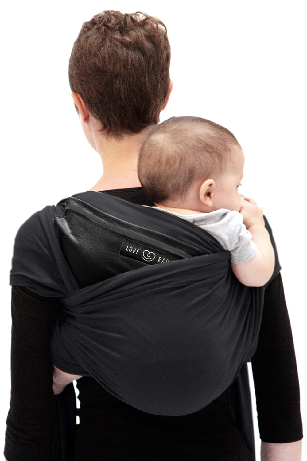 Je Porte Mon Bébé Tragetuch, Schwarz/Anthrazit Anthrazit / Schwarz, Anthrazit / Schwarz