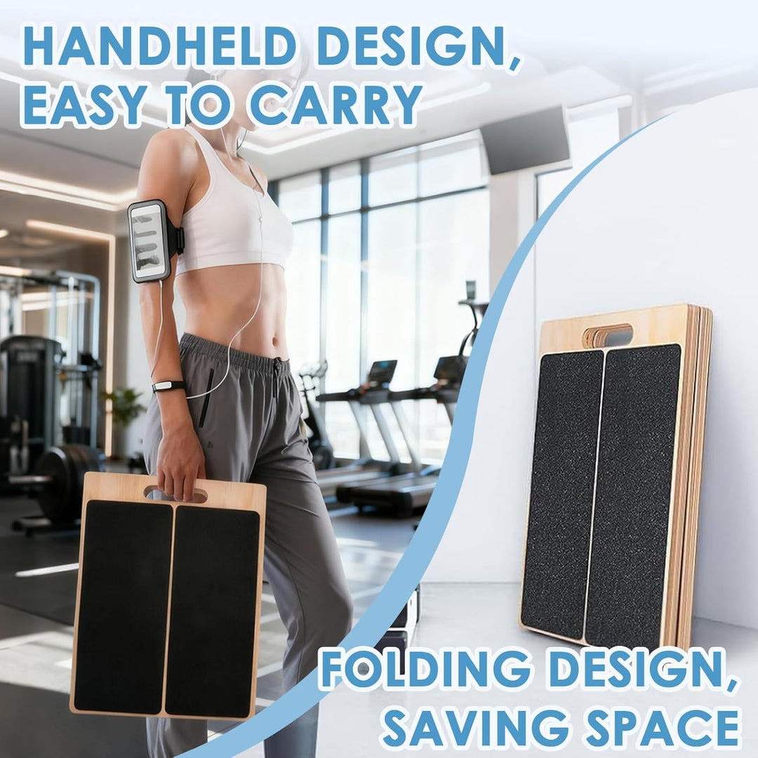 Verstellbares Holz-Schrägbrett für Dehnübungen,Leicht &amp; Tragbar für Home-Office-Fitness