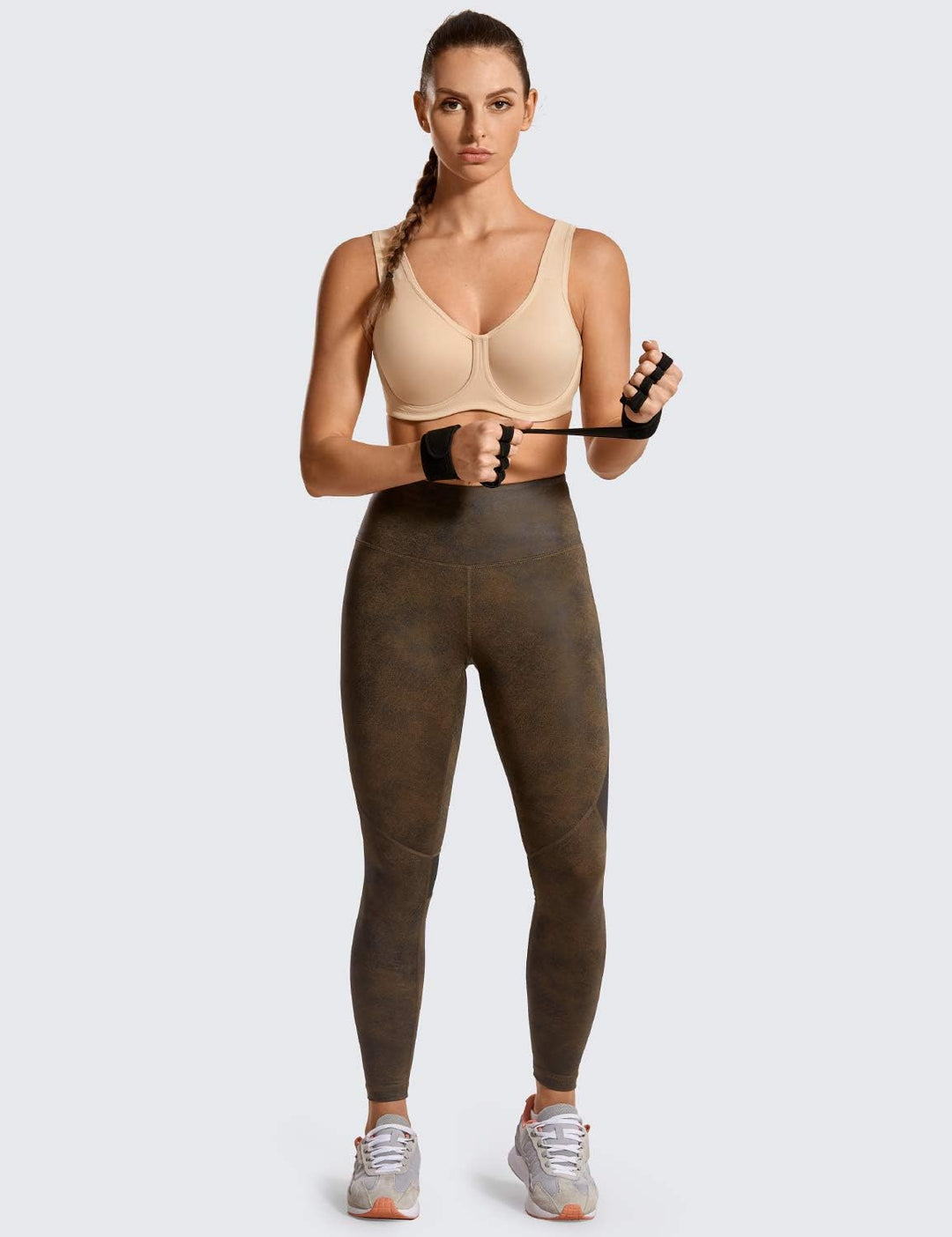 SYROKAN Damen Sport BH Starker Halt | mit Bügel, Grosse Grössen, Shock Absorber, Grosse Brüste, Seam