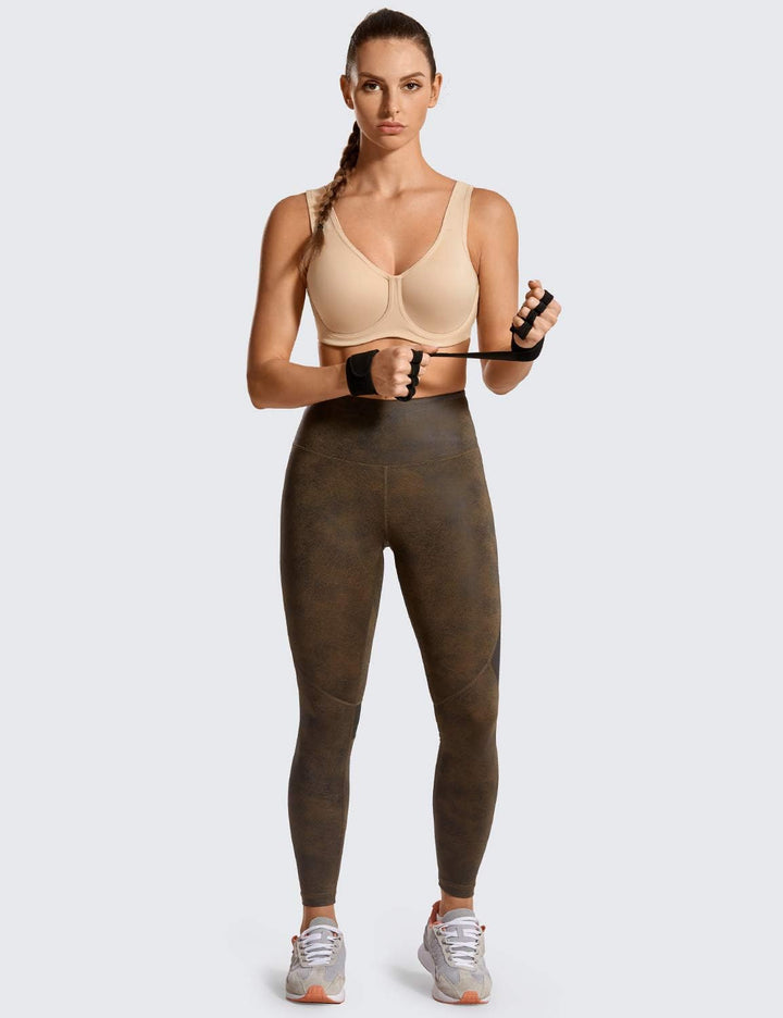 SYROKAN Damen Sport BH Starker Halt | mit Bügel, Grosse Grössen, Shock Absorber, Grosse Brüste, Seam