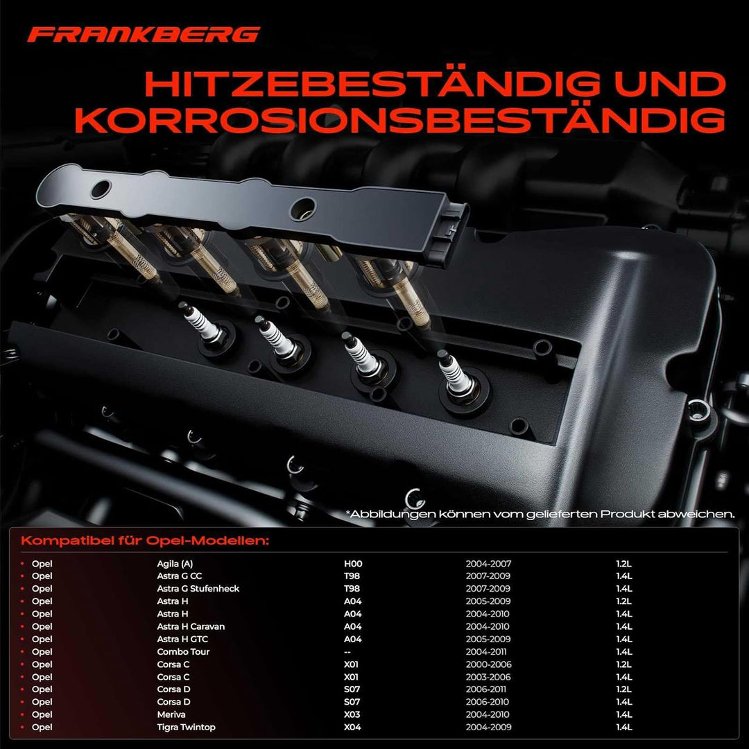 Zündspule für Agila A H00 Astra G F35_ Astra H L48 Combo Corsa C D Meriva Tigra 2000-2014 1208020