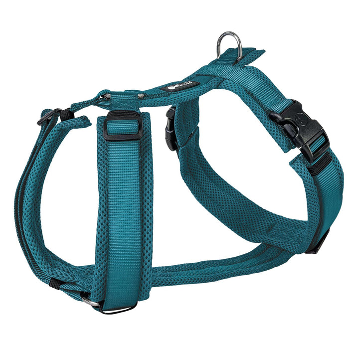 Petlando Hundegeschirr gepolstert, Mesh Y-Comfort, weich, stufenlos verstellbar, besonders leicht &amp;