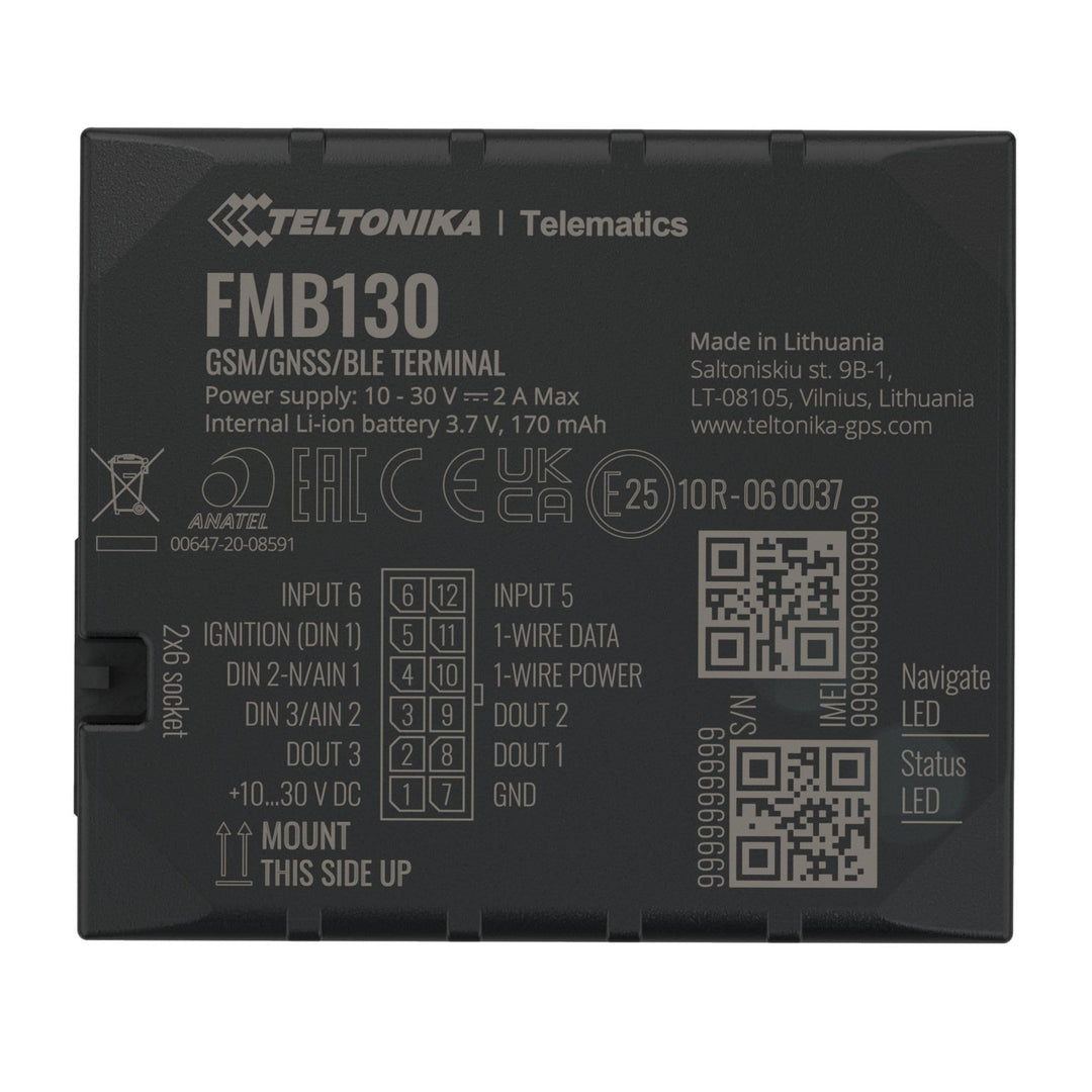 Teltonika FMB130 GPRS/GNSS Tracker (FMB130BSXW01)
