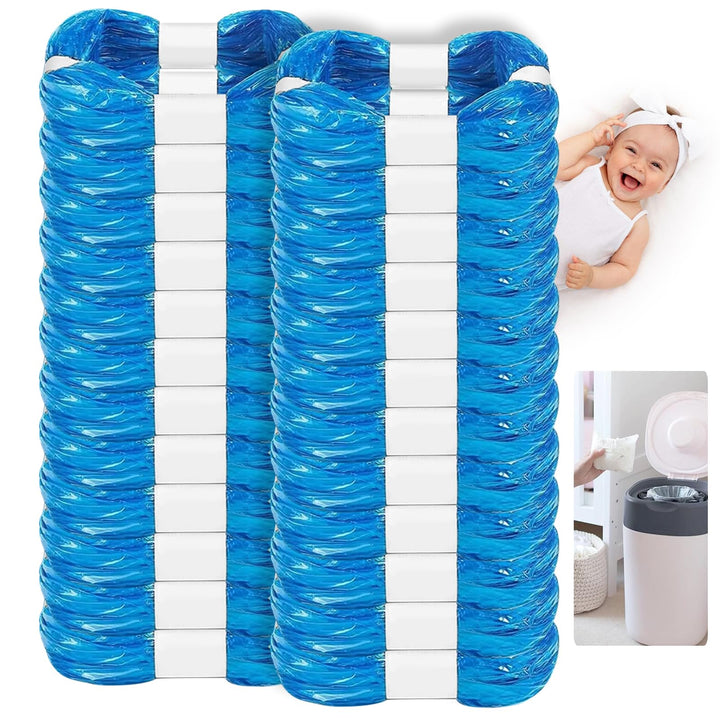 24 Stück Windeleimer Nachfüllkassetten, Nachfüllfolie Kompatibel mit Tommee Tippee, Angelcare, Achte