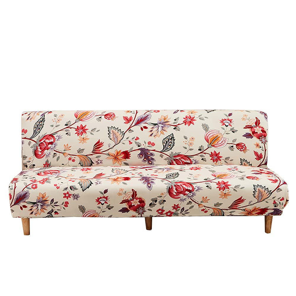 Sofabezug ohne armlehnen Stretch Armlose sofaüberwurf Sofahusse Ohne Armlehne 2 sitzer Sofa Abdeckun