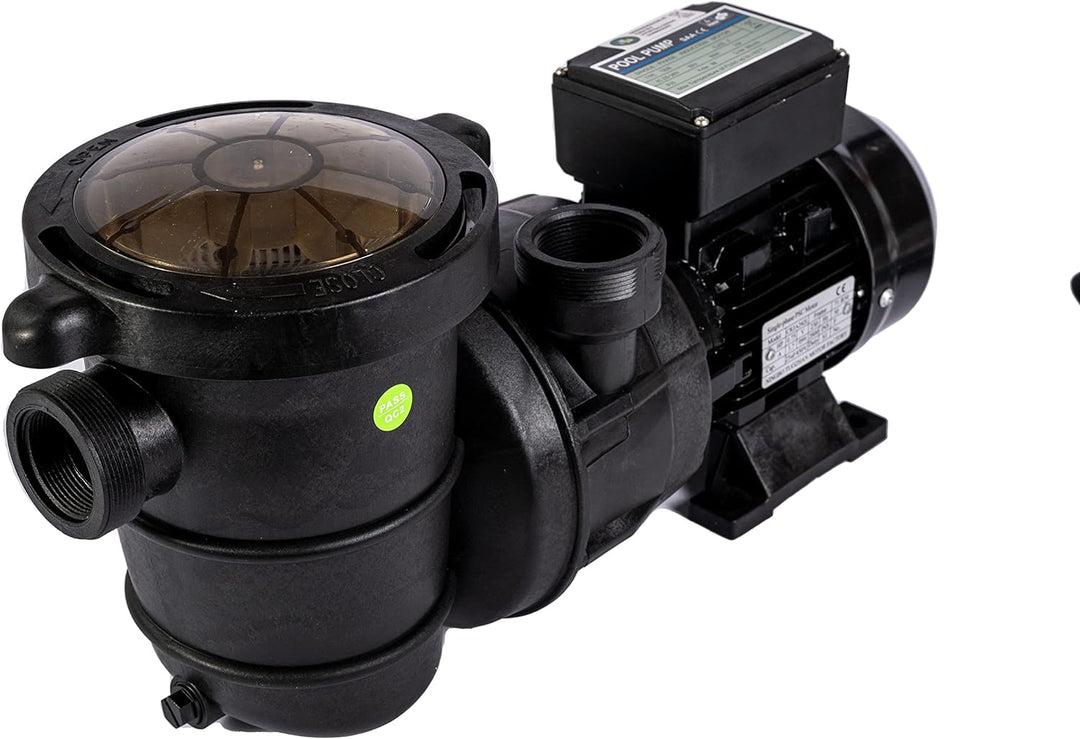 HST Profi Leis Poolpumpe 16 m3, 16020 Liter/Std, 600 W I Erweiterbare Filterpumpe mit geringer Energ