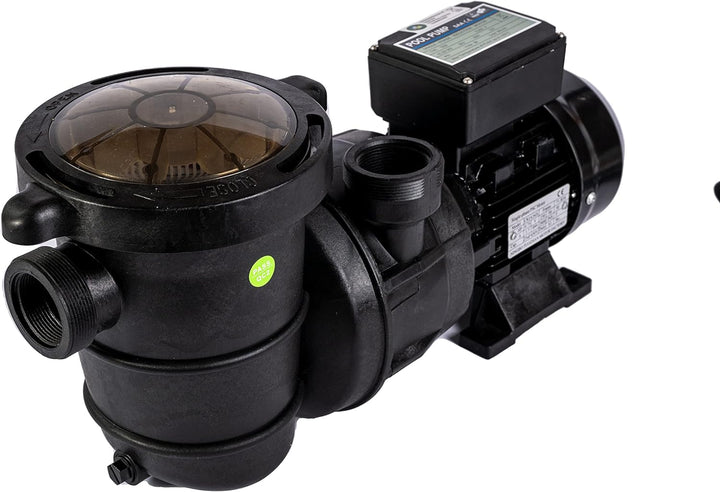 HST Profi Leis Poolpumpe 16 m3, 16020 Liter/Std, 600 W I Erweiterbare Filterpumpe mit geringer Energ