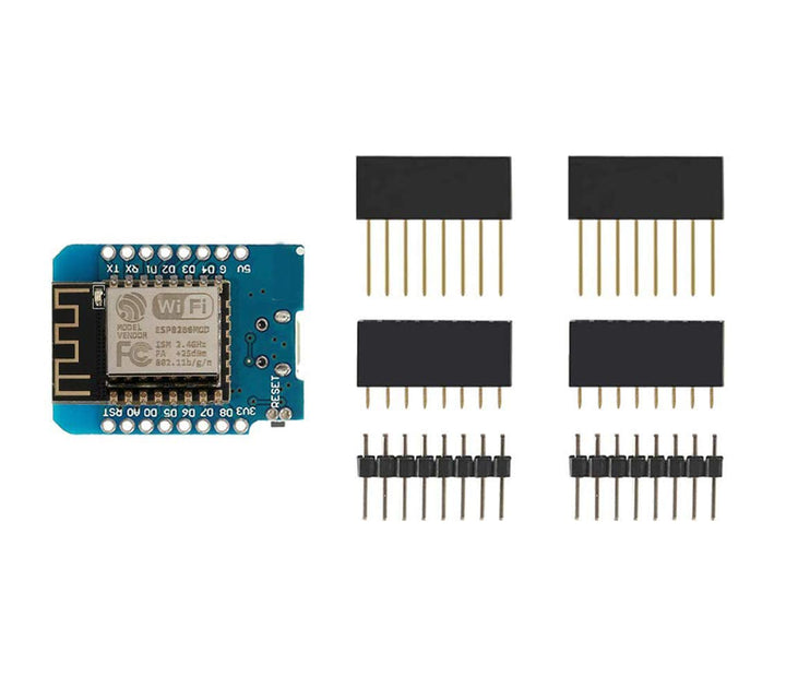Hailege 5pcs MINI ESP8266 ESP-12F NodeMCU Lua MINI 4M Bytes WIFI Module with Pin Headers