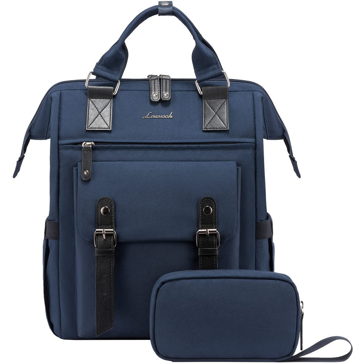 LOVEVOOK Rucksack Damen, Laptop Schulrucksack Mädchen Teenager 15,6 Zoll mit Datenkabel-Beutel, Wass