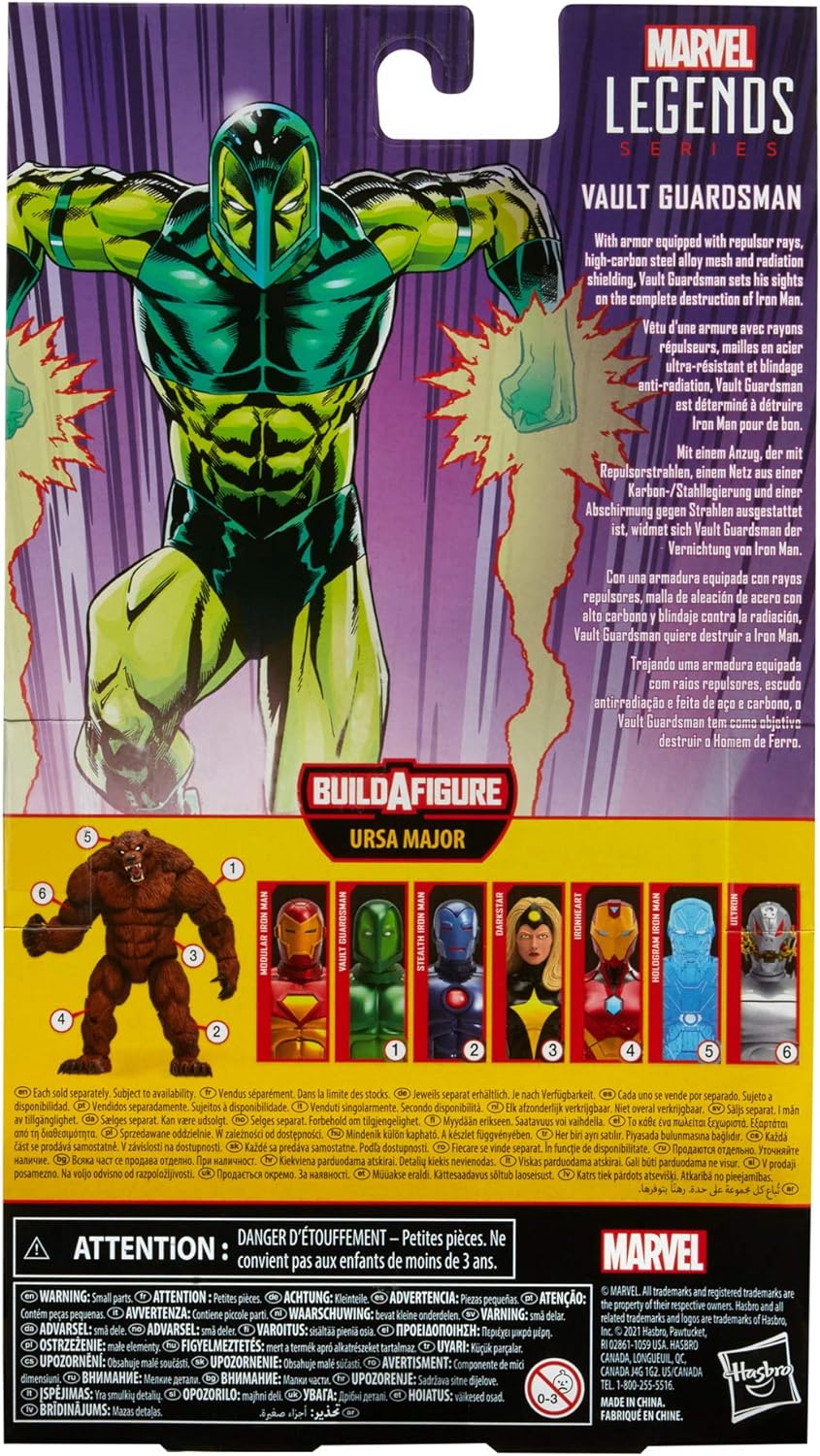 Hasbro Marvel Legends Series 15 cm grosse Vault Guardsman Action-Figur, 3 Accessoires und 1 Build-A-
