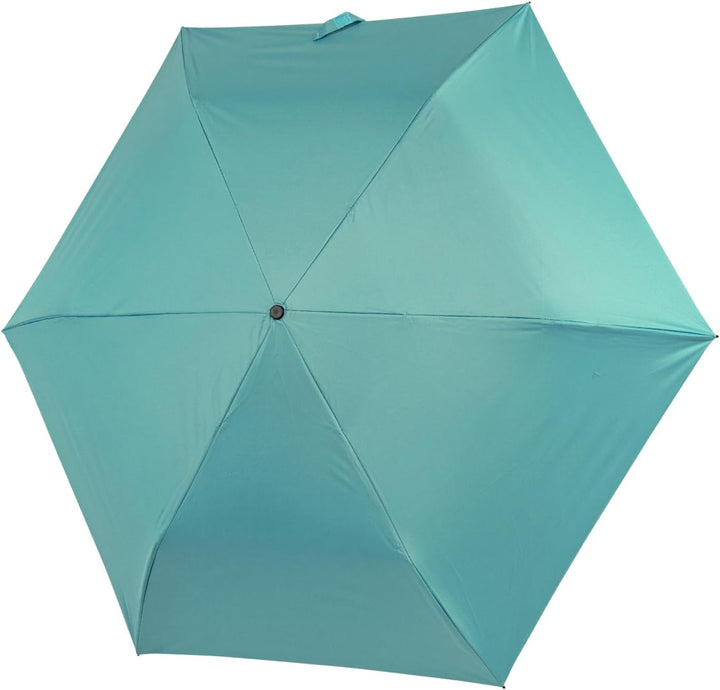 Doppler zero,99 extrem leichter Mini Damen Taschenschirm Aqua Blue Ivory UV, Aqua Blue Ivory UV