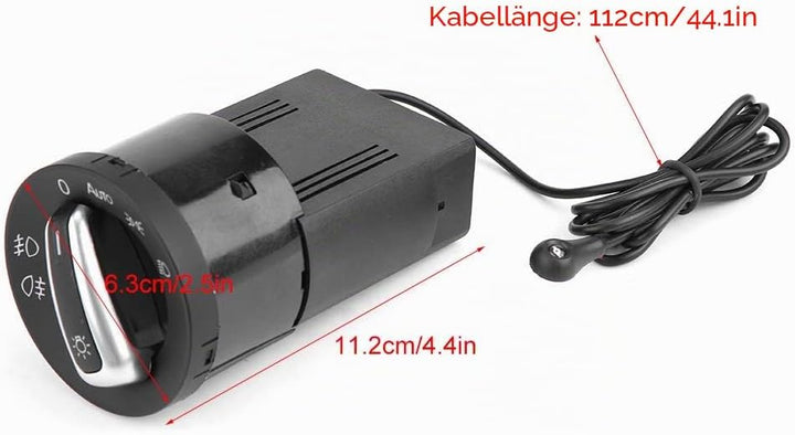 Hauptschalter, Hauptschalter, Hauptschalter Lichtsensor-Modul für Golf 4 Passat B5