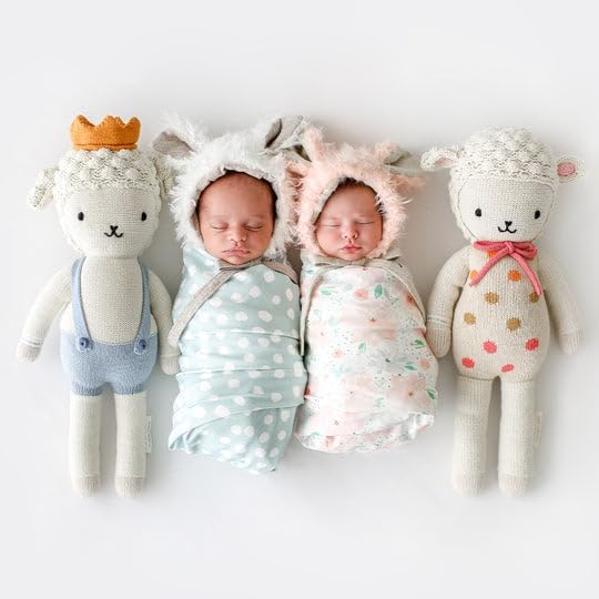 CUDDLE + KIND Lucy The Lamb Regular 20 "Handgestrickte Puppe - Erbstück Qualität, handgefertigt in P