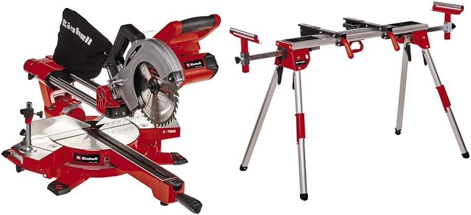 Einhell Akku-Zug-Kapp-Gehrungssäge TE-SM 36/210 Li - Solo Power X-Change (36 V, Li-Ion, leichtgängig