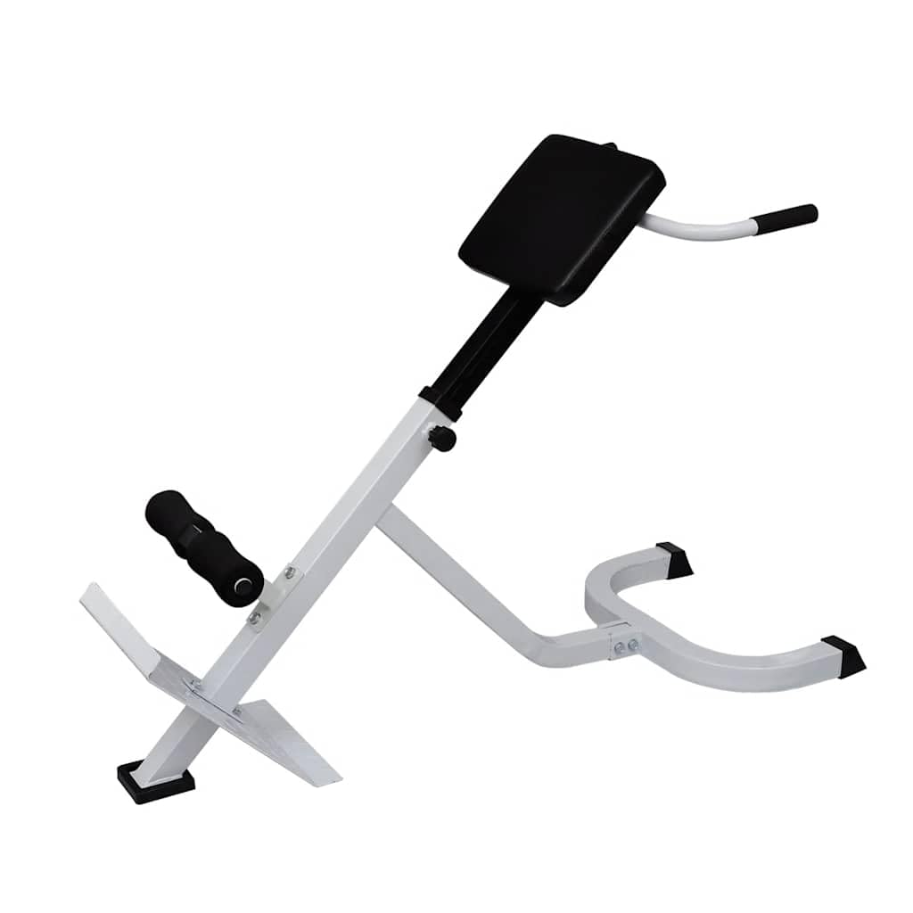 Rücken und Bauchtrainer aus Stahl, höhenverstellbar 5 Stufen 80 bis 90 cm, gepolstert, 120 x 55 cm,