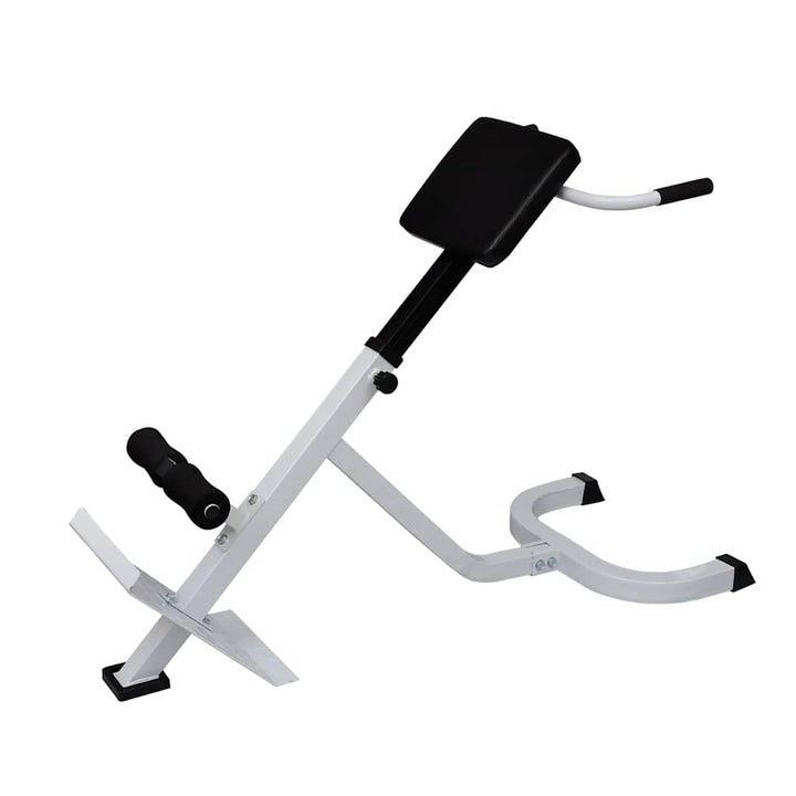 Rücken und Bauchtrainer aus Stahl, höhenverstellbar 5 Stufen 80 bis 90 cm, gepolstert, 120 x 55 cm,