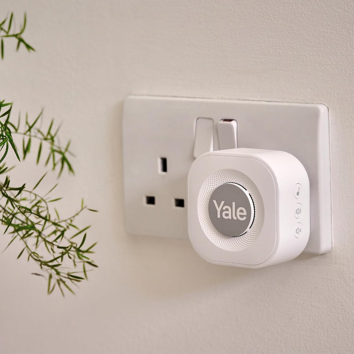 Yale - Türklingel-Gong - SV-VDBCH-1A-W - Innen-Klingel - Wählbare Klingeltöne - Plug-in-Installation