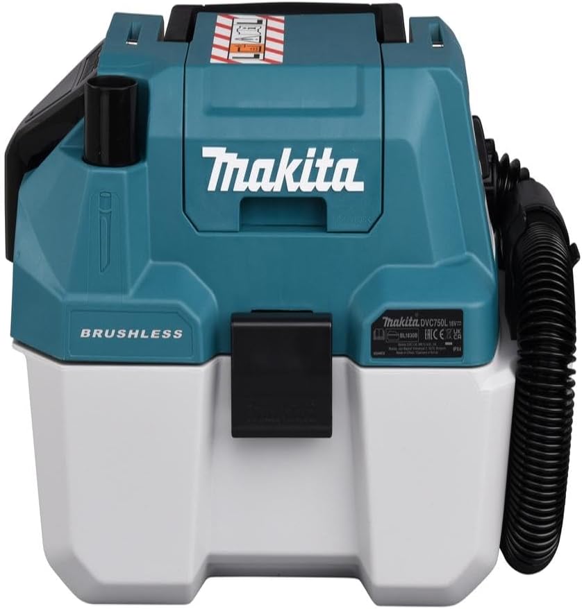 Makita, HEPA-Filter, DVC750LZ, Staubsauger DVC 750 LZ 18 Volt ohne Akku und Ladegerät, Grün/Schwarz,