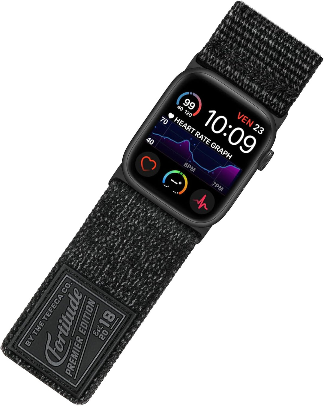 Tefeca Fortitude Serie Ultrawide Armband Kompatibel mit Apple Watch Ultra/Ultra2 Serie 9/8/SE2/7/6/S